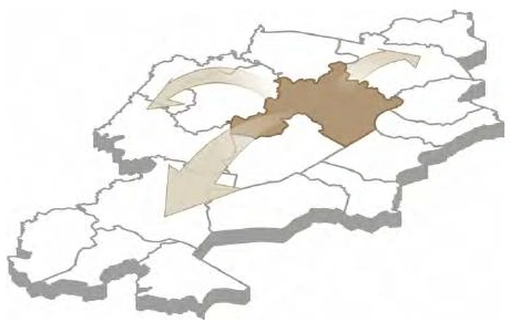 Карта Казахстана из презентации БСК